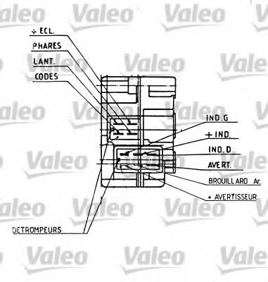 RENAULT 7700305346 Steering Column Switch